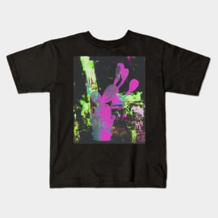 Purple cactus Kids T-Shirt